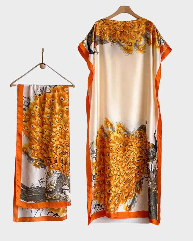 Silky Beach Cover-Up Shawl sold by She Curve product image thumbnail 5