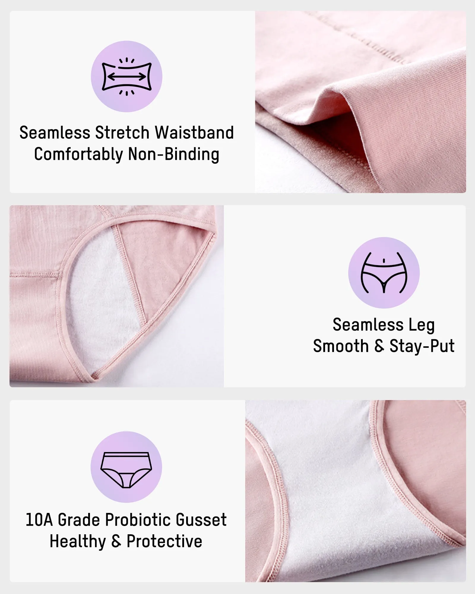 360° Leak-Proof High-Waist Period Underwear (6 Pack) sold by She Curve product image thumbnail 4