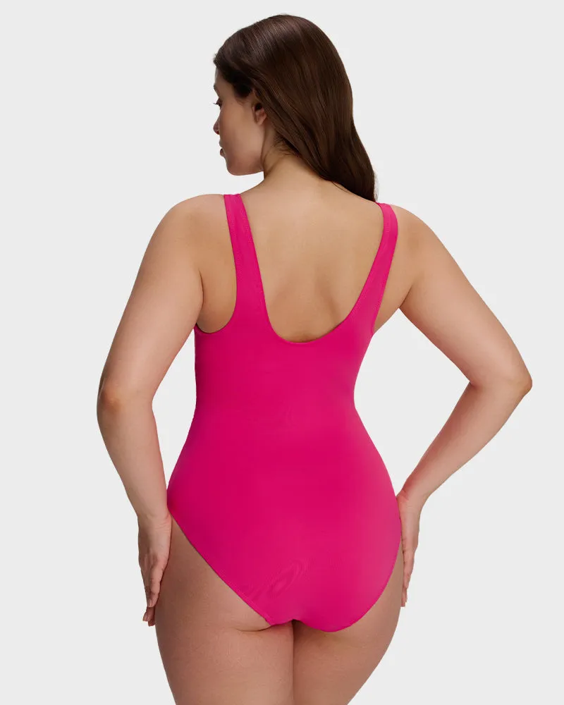 SculptSkin™ PlungeLift One-Piece Swimsuit sold by She Curve product image thumbnail 4