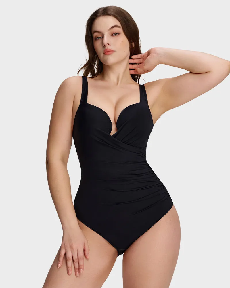 SculptSkin™ PlungeLift One-Piece Swimsuit sold by She Curve product image thumbnail 5