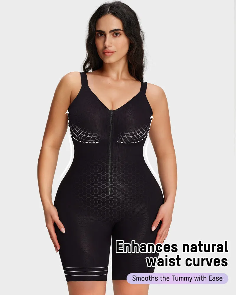 All-in-One Zipper Lightweight Sculpting Bodysuit sold by She Curve product image thumbnail 5