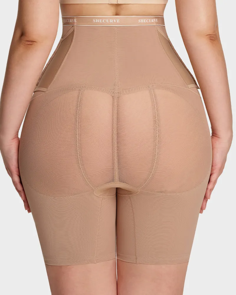 Side-Hook Slimming & Butt-Lifting Shaping Shorts sold by She Curve product image thumbnail 3