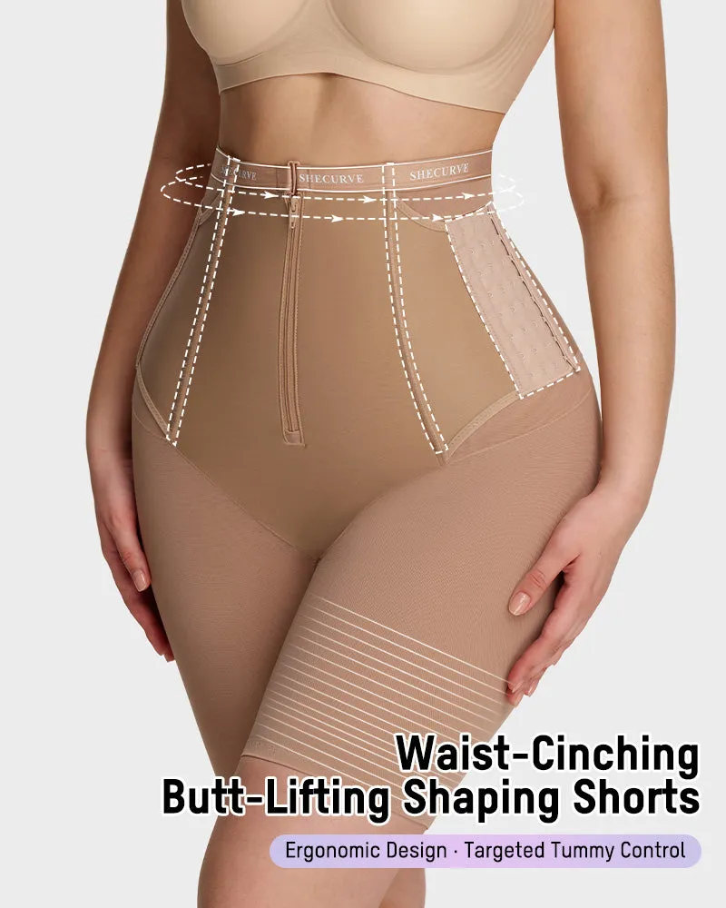 Side-Hook Slimming & Butt-Lifting Shaping Shorts sold by She Curve product image thumbnail 4