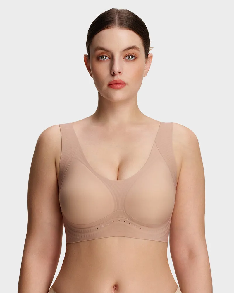 AirEase™ Wireless Full-Cover Tank Bra sold by She Curve product image thumbnail 4