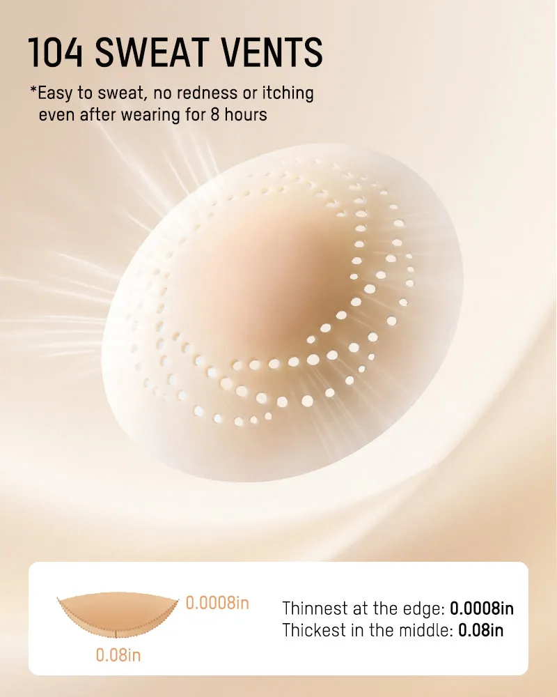 Seamless Invisible Silicone Nipple Covers (2 Pairs) sold by She Curve product image thumbnail 4