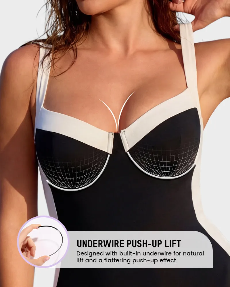 Underwire Waist‑Sculpting Contour One Piece Swimsuit sold by She Curve product image thumbnail 2