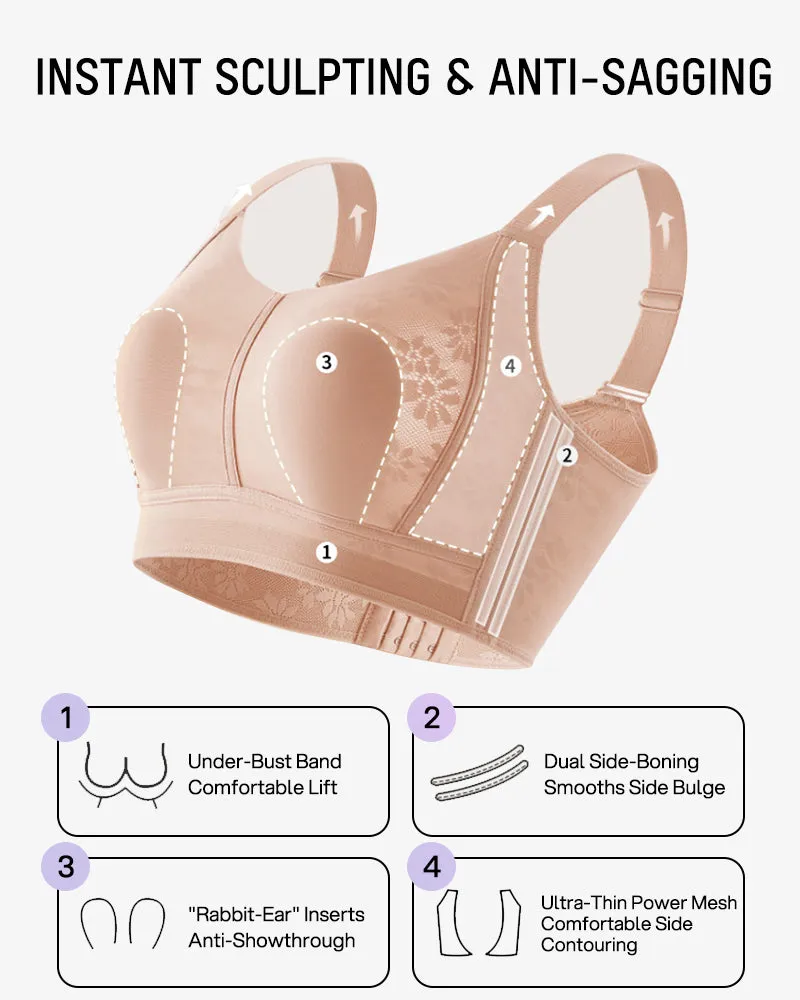 No-Bulk Full Coverage Lace Bra sold by She Curve product image thumbnail 3
