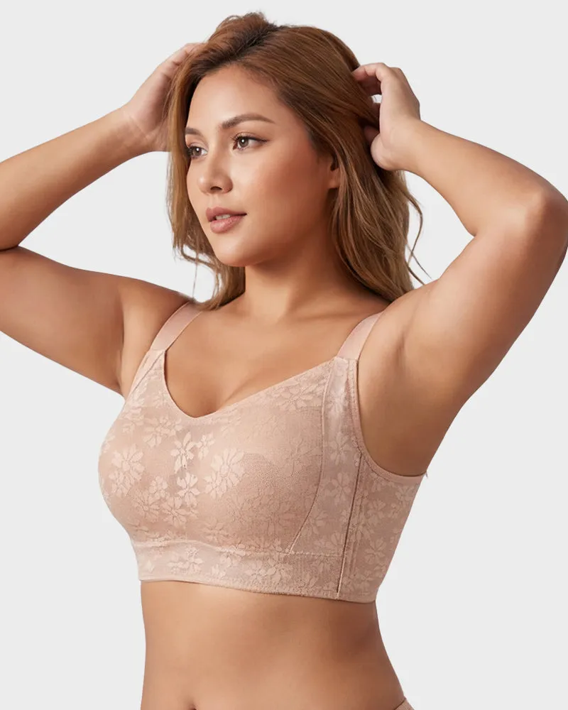 No-Bulk Full Coverage Lace Bra sold by She Curve product image thumbnail 5