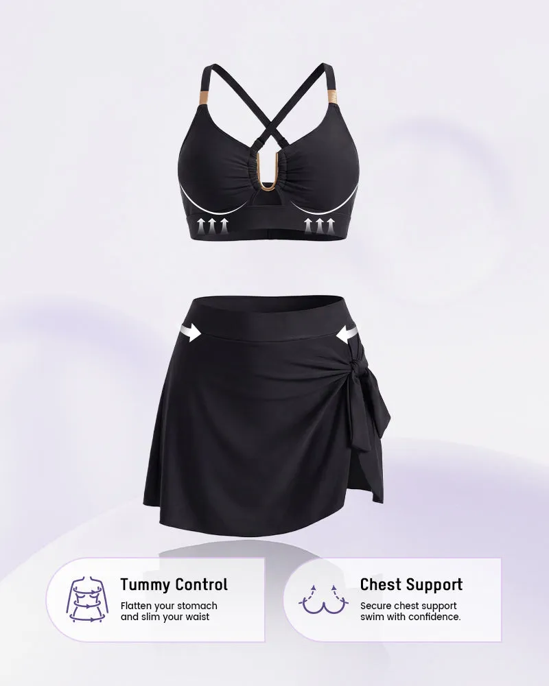 High Waist Tummy Control Push Up Bikini sold by She Curve product image thumbnail 2