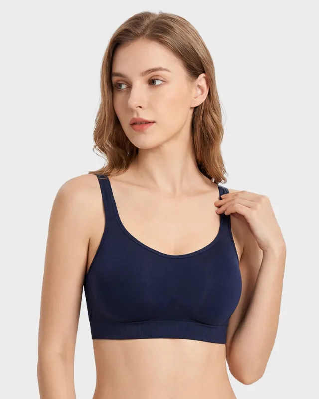 Seamless Wireless Lift Support Bra made by She Curve