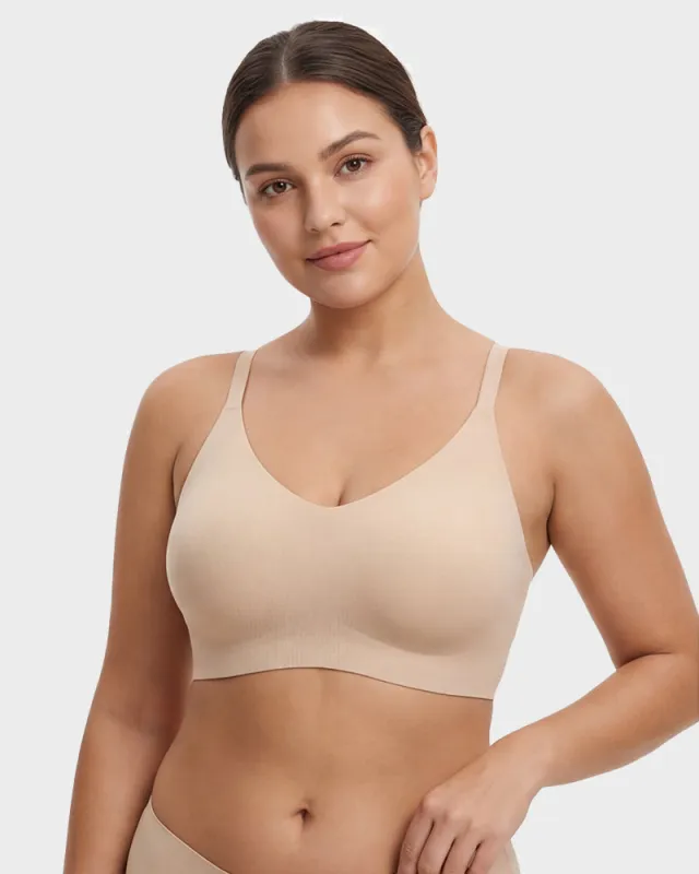 Seamless Backless Lace Bralette made by She Curve