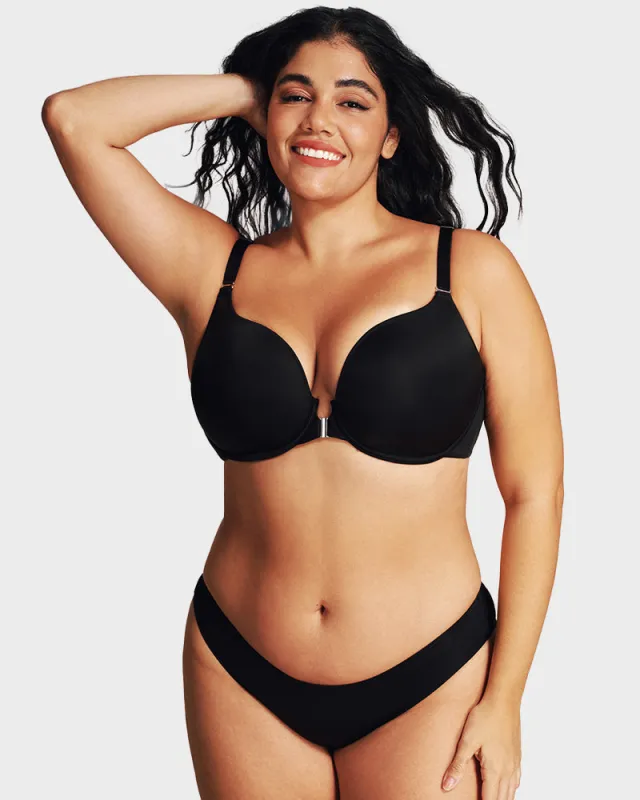 Front Closure Push-Up Lift Bra made by She Curve