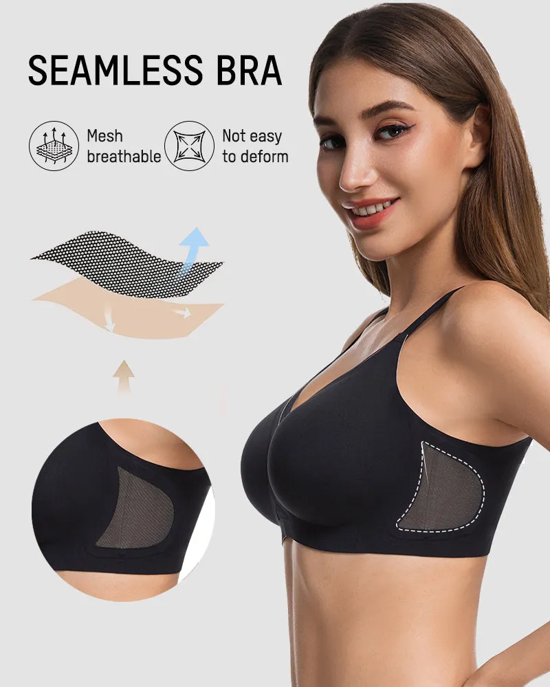 Mesh Crossover Wireless Lift Bra sold by She Curve product image thumbnail 5