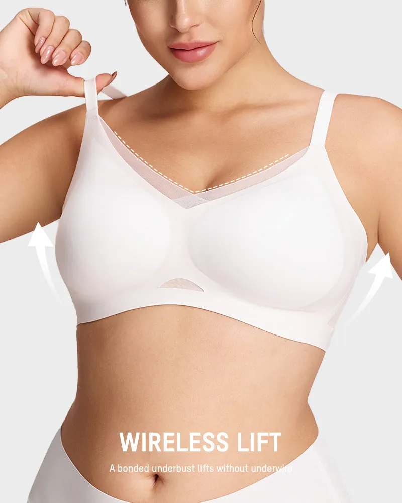 Mesh Crossover Wireless Lift Bra sold by She Curve product image thumbnail 3