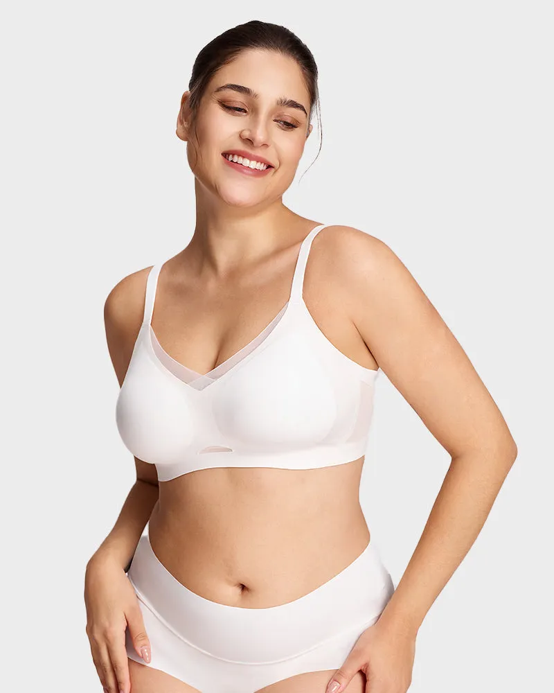 Mesh Crossover Wireless Lift Bra sold by She Curve product image thumbnail 2