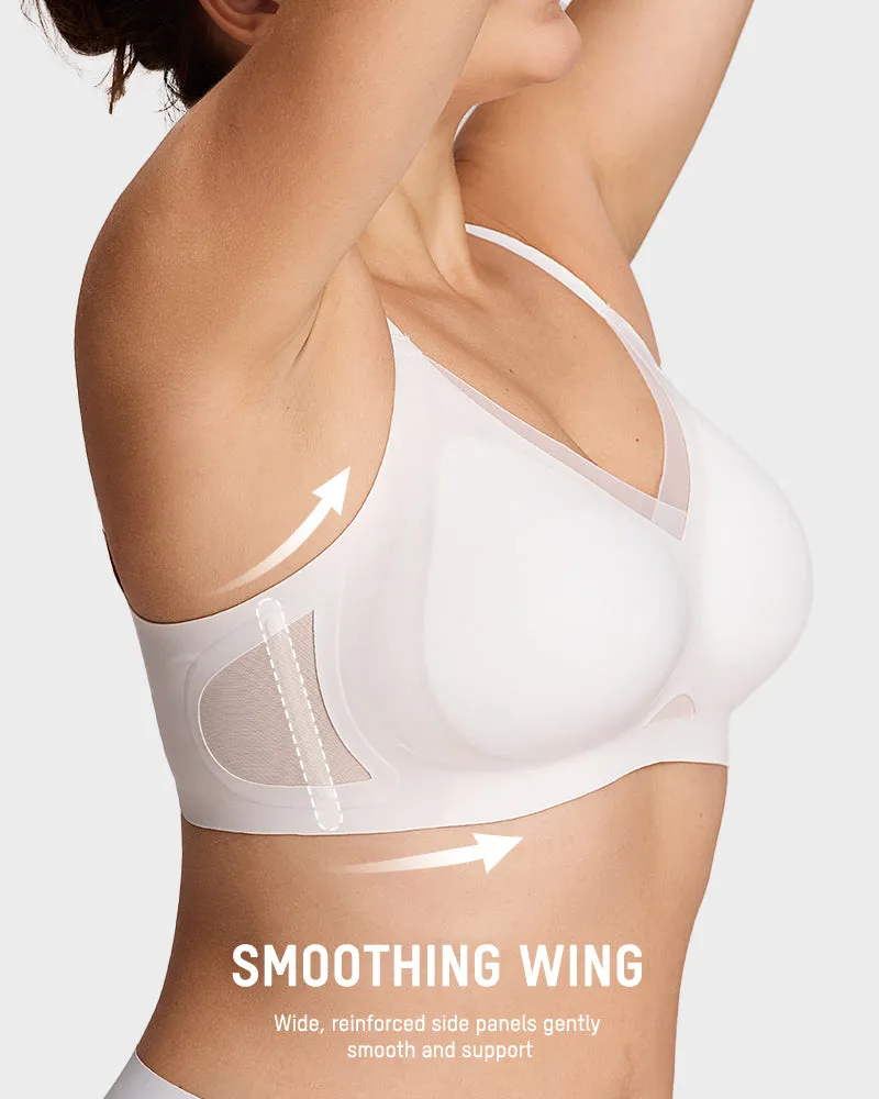 Mesh Crossover Wireless Lift Bra sold by She Curve product image thumbnail 4