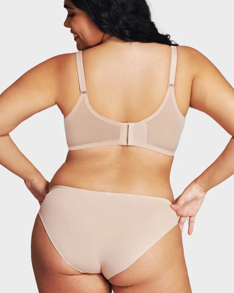 Breathable Mesh Minimizer Support Bra sold by She Curve product image thumbnail 5