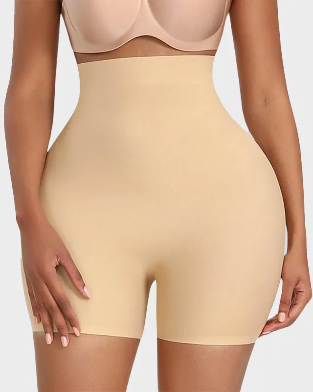 Seamless High-Waist Booty Lift Tummy Control Shapewear Shorts made by She Curve