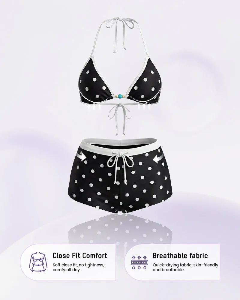 Retro Polka Dot Bikini Set sold by She Curve product image thumbnail 2