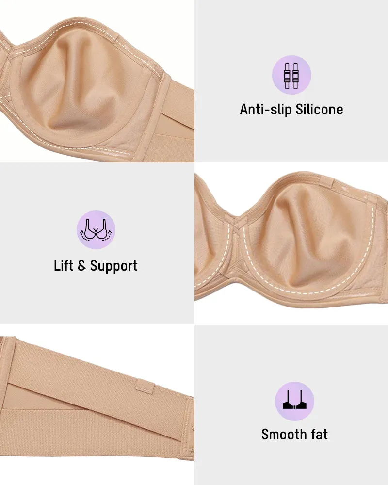 All-Day Support Strapless Bra sold by She Curve product image thumbnail 5