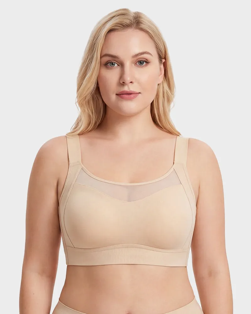 No-Spill Full Coverage Seamless Support Bra sold by She Curve