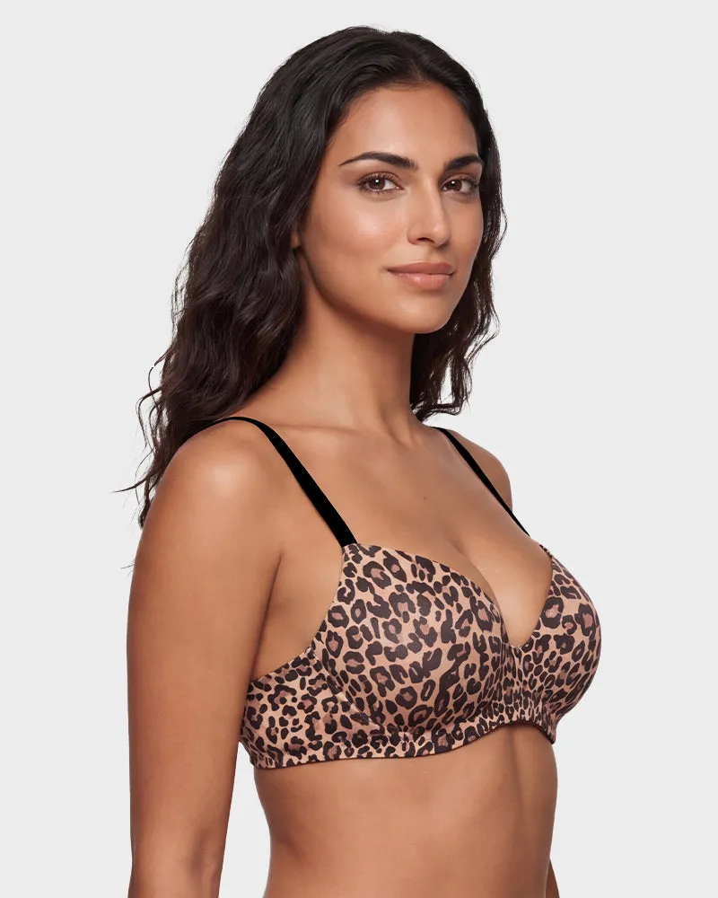 No Underwire Push-Up Plunge Bra sold by She Curve product image thumbnail 4