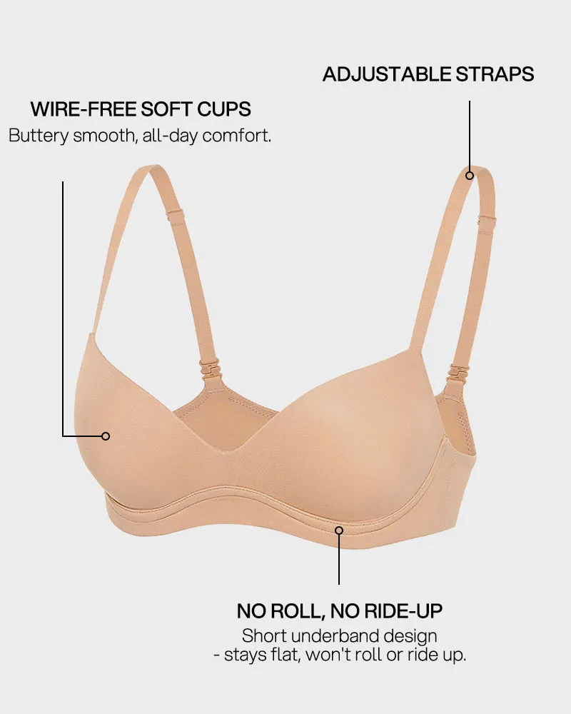 No Underwire Push-Up Plunge Bra sold by She Curve product image thumbnail 2