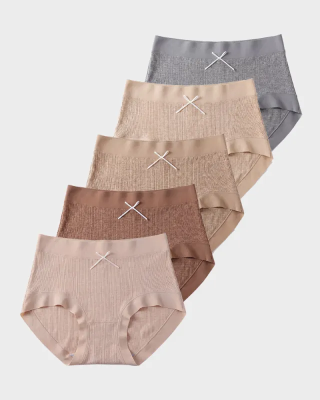 Stay Fresh All Day Cotton Briefs(5 Pack) made by She Curve
