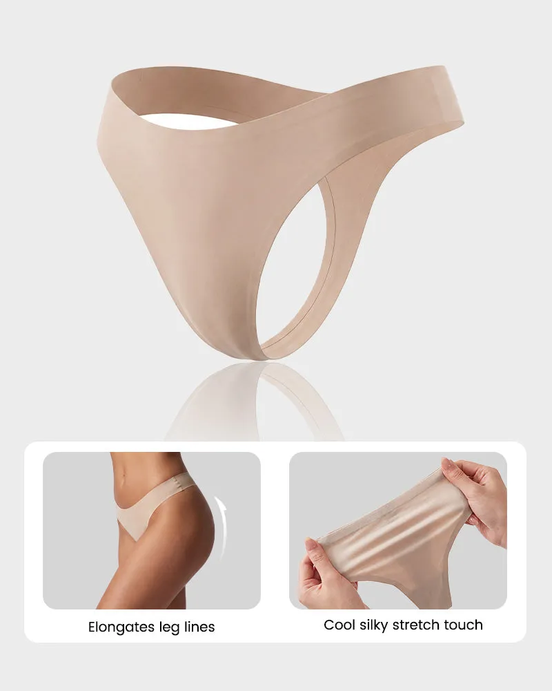Seamless Ice Silk No-Show Thong(5 pack) sold by She Curve product image thumbnail 5