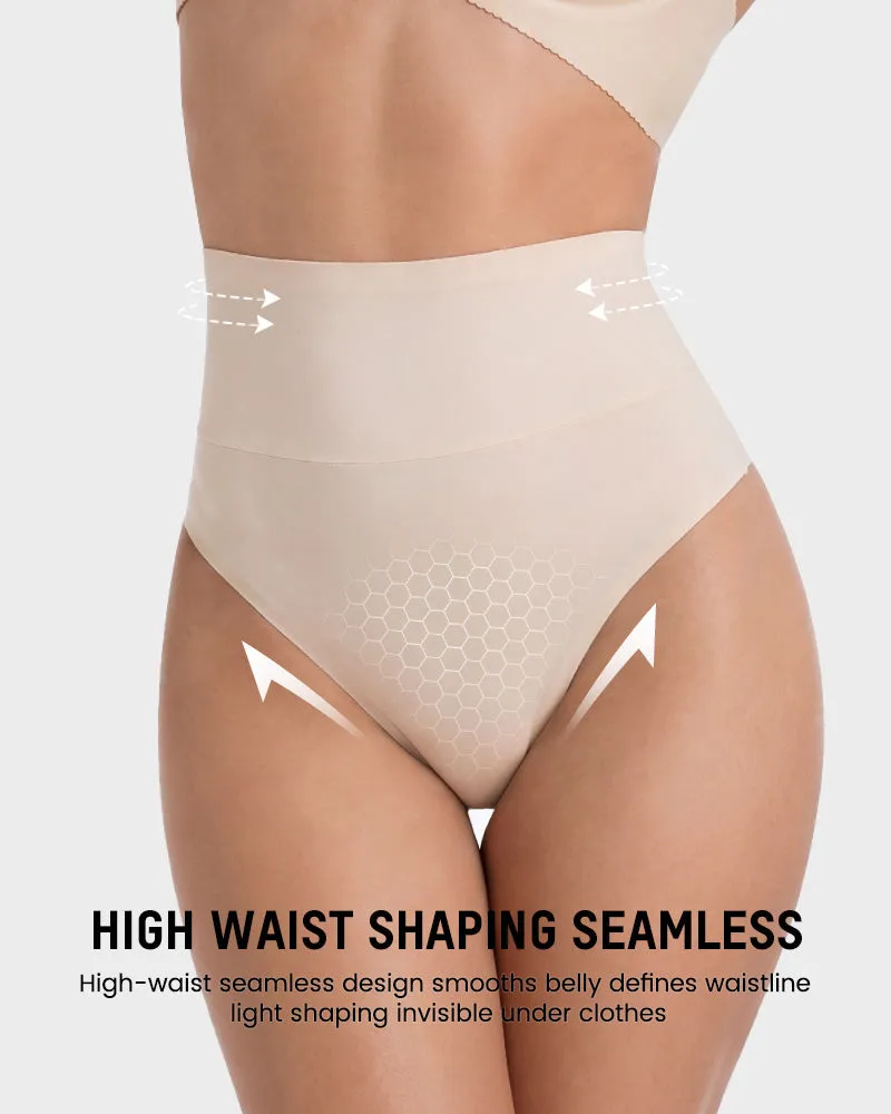 No-Show Seamless High-Waist Thong(5 Pack) sold by She Curve product image thumbnail 2