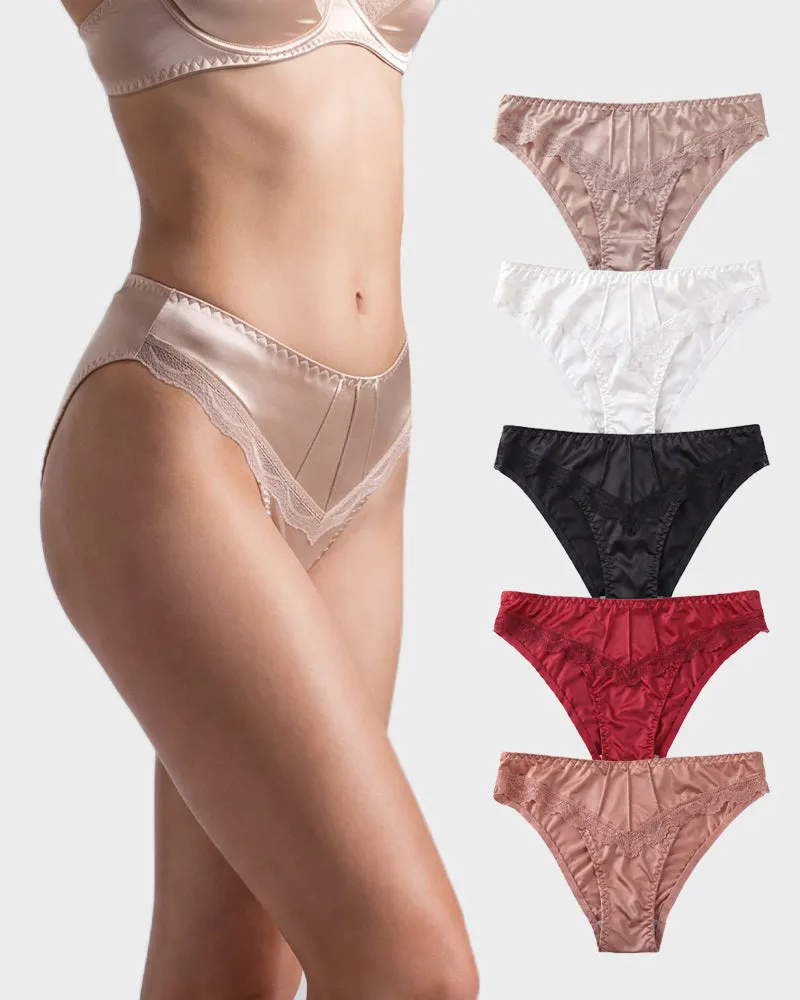Silky Lace Seamless Bikini Underwear(5 pack) sold by She Curve product image thumbnail 2