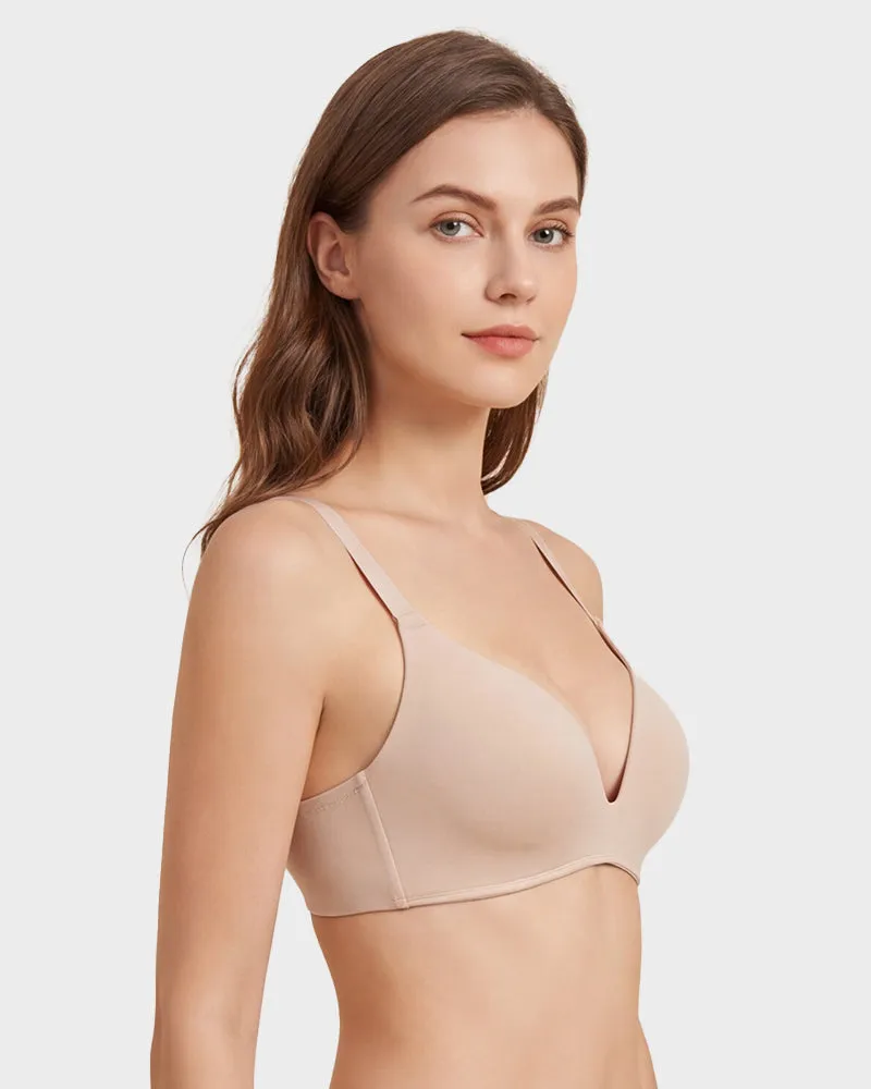 Wireless Cotton Push-Up T-Shirt Bra sold by She Curve product image thumbnail 4
