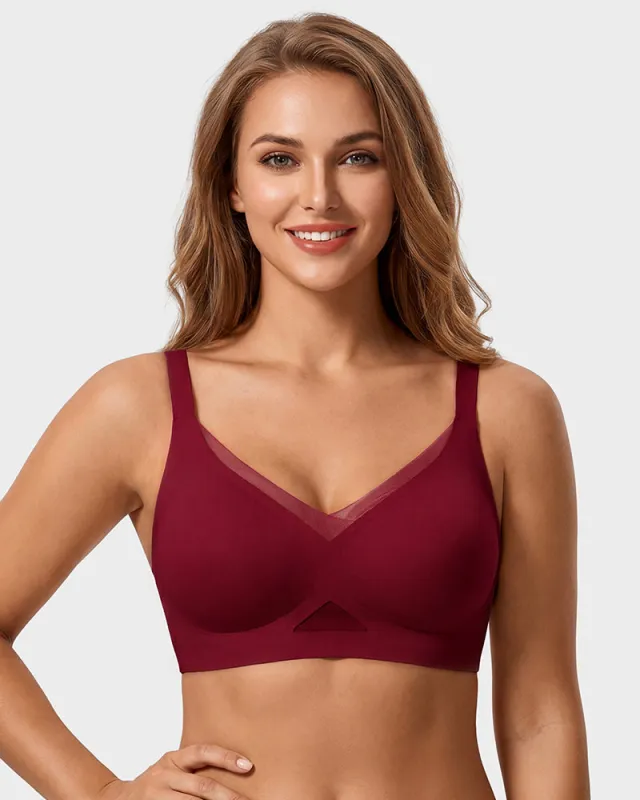 All Day Comfort Wireless Mesh Bra made by She Curve