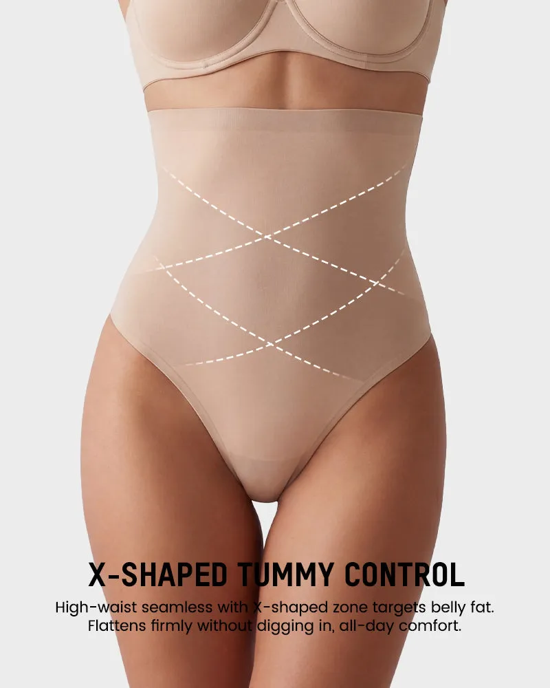 High Waist Mesh Tummy Control Thong(3 Pack) sold by She Curve product image thumbnail 3