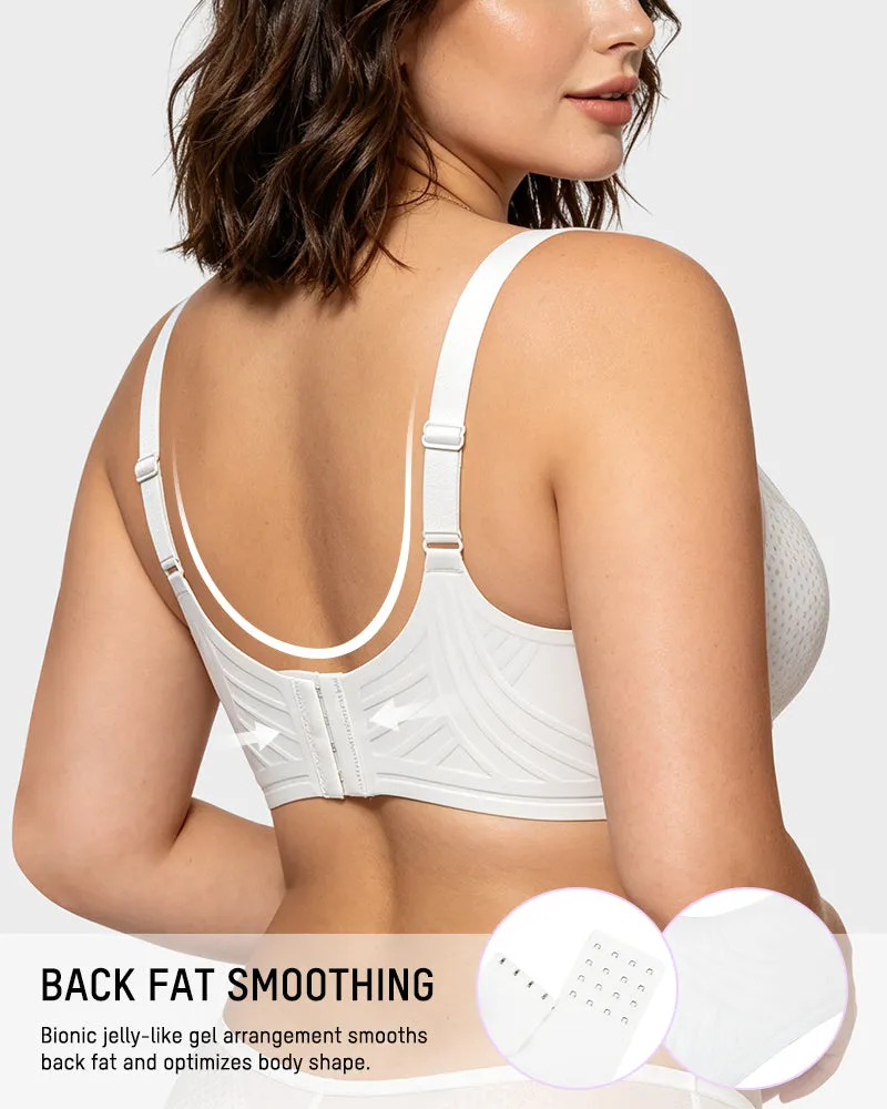 Honeycomb™ Mesh Underwire Minimizing Bra sold by She Curve product image thumbnail 3