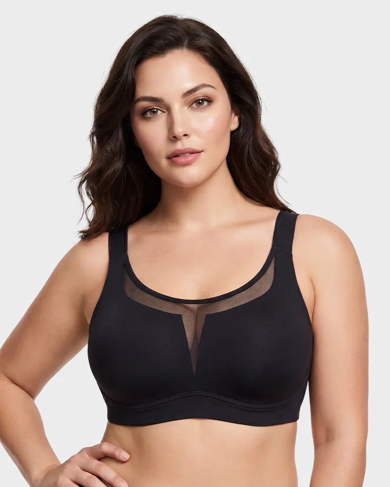 Full Coverage Wireless Minimizing Bra sold by She Curve