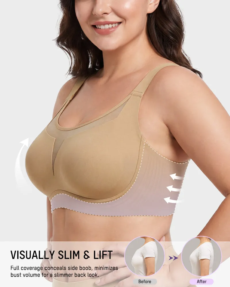 Full Coverage Wireless Minimizing Bra sold by She Curve product image thumbnail 3