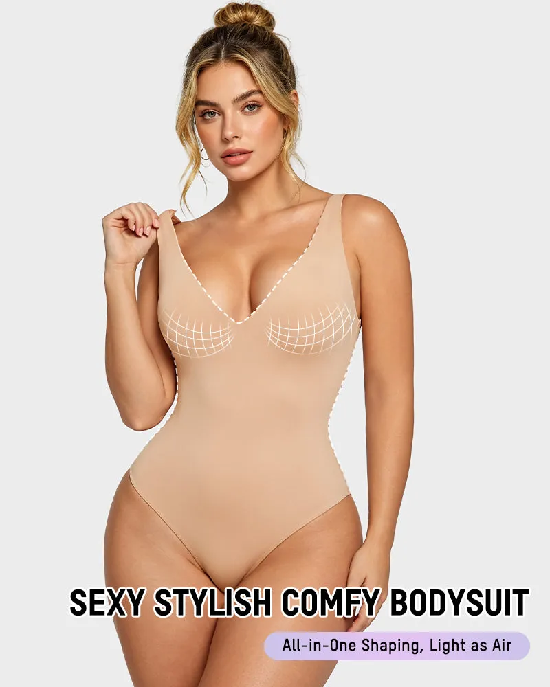Deep V Shaping Thong Bodysuit sold by She Curve product image thumbnail 3