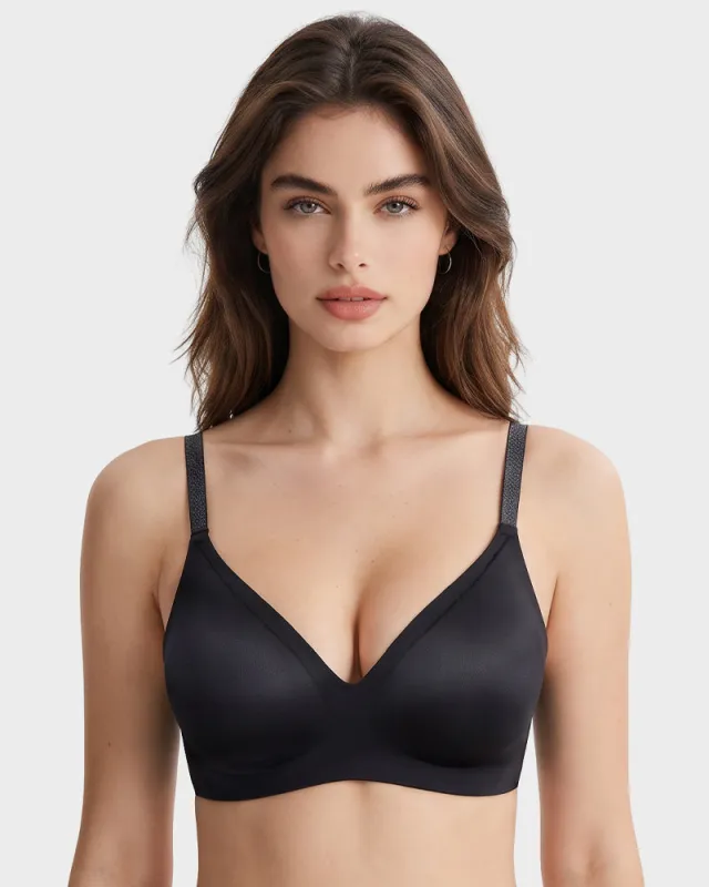Deep-V Wireless Push-Up Bra made by She Curve