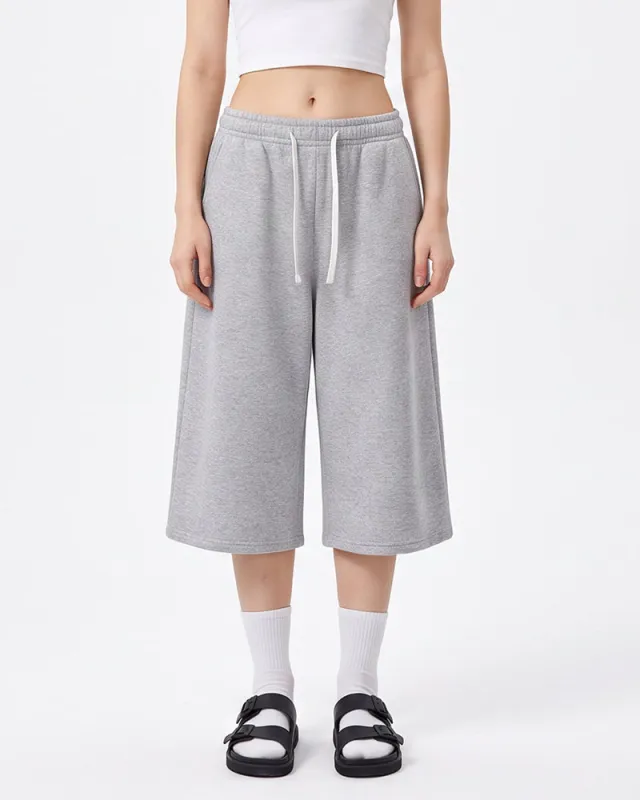 Unisex Drawstring Athletic Sweat Shorts made by She Curve
