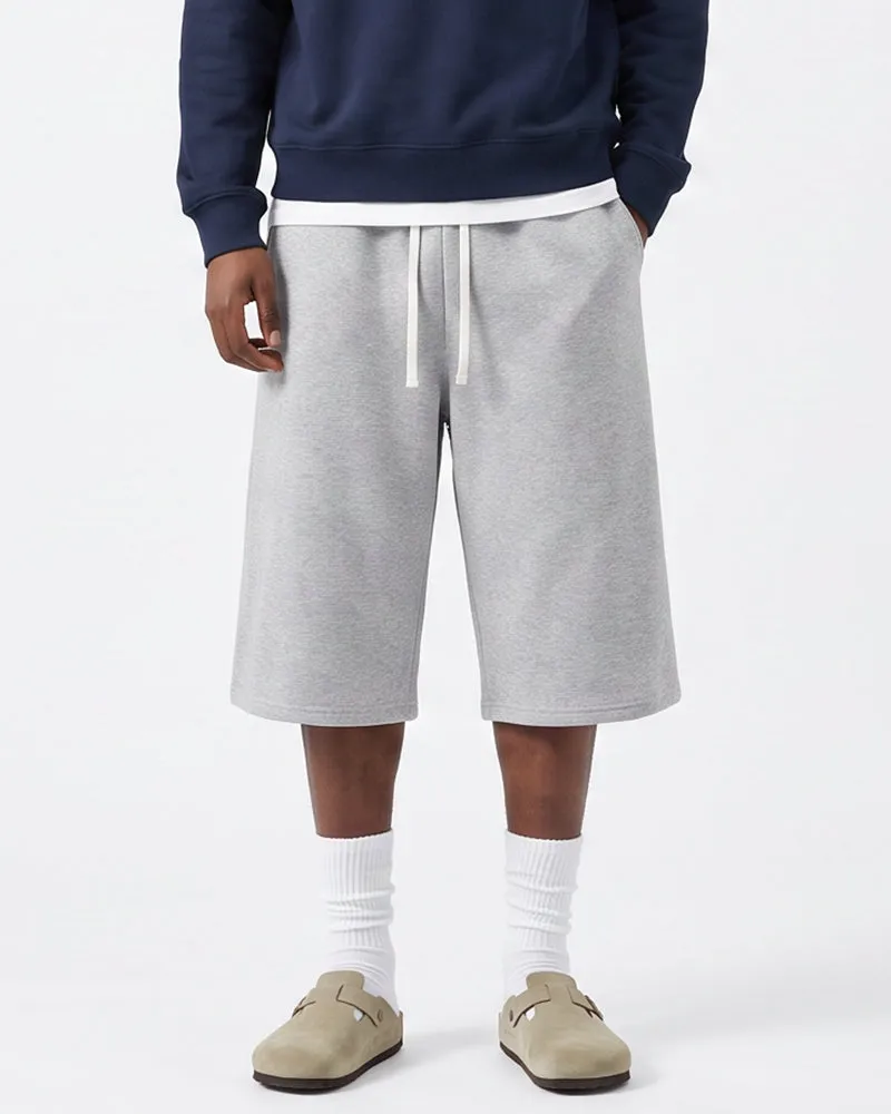 Unisex Drawstring Athletic Sweat Shorts sold by She Curve product image thumbnail 3