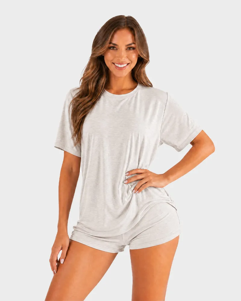 Cooling Stretch Sleep & Lounge Tee sold by She Curve product image thumbnail 4