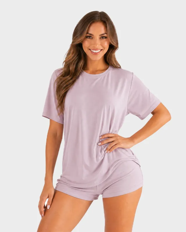 Cooling Stretch Sleep & Lounge Tee made by She Curve