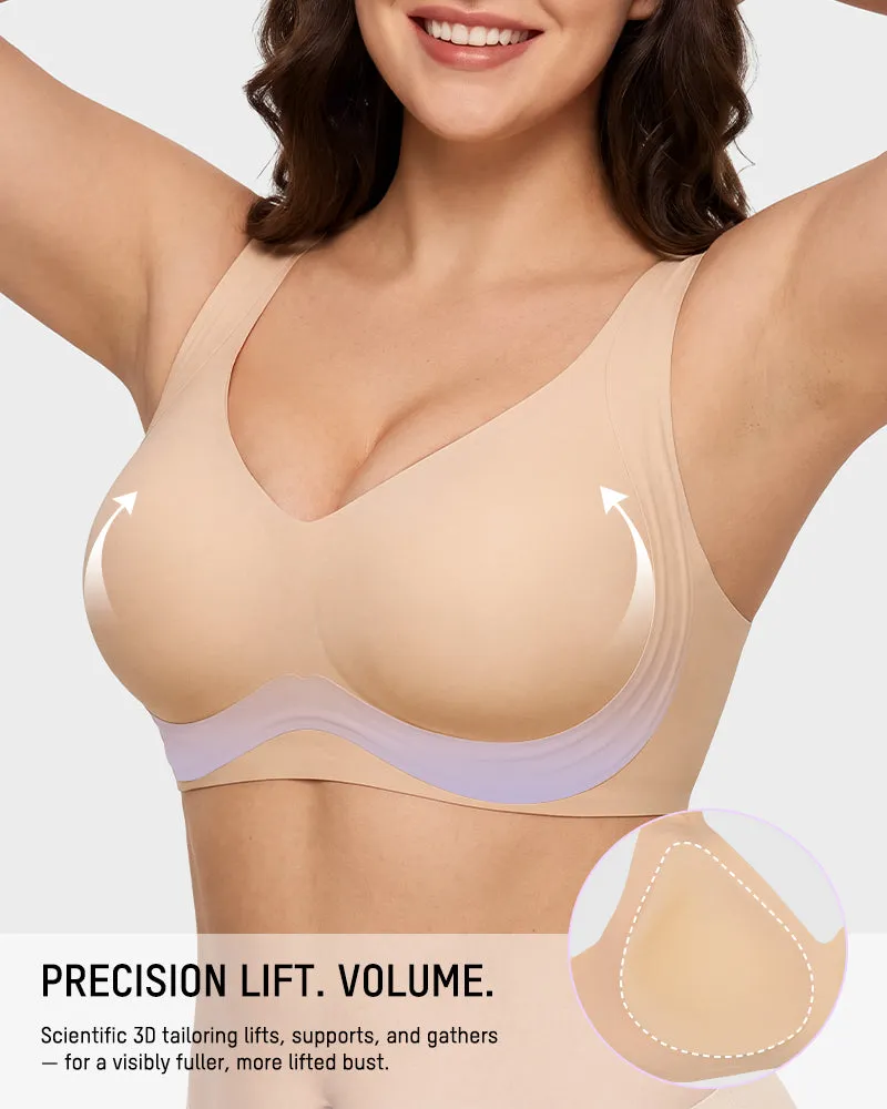 Anti-Gravity™ Wide-Strap Deep-V Lift Bra sold by She Curve product image thumbnail 3