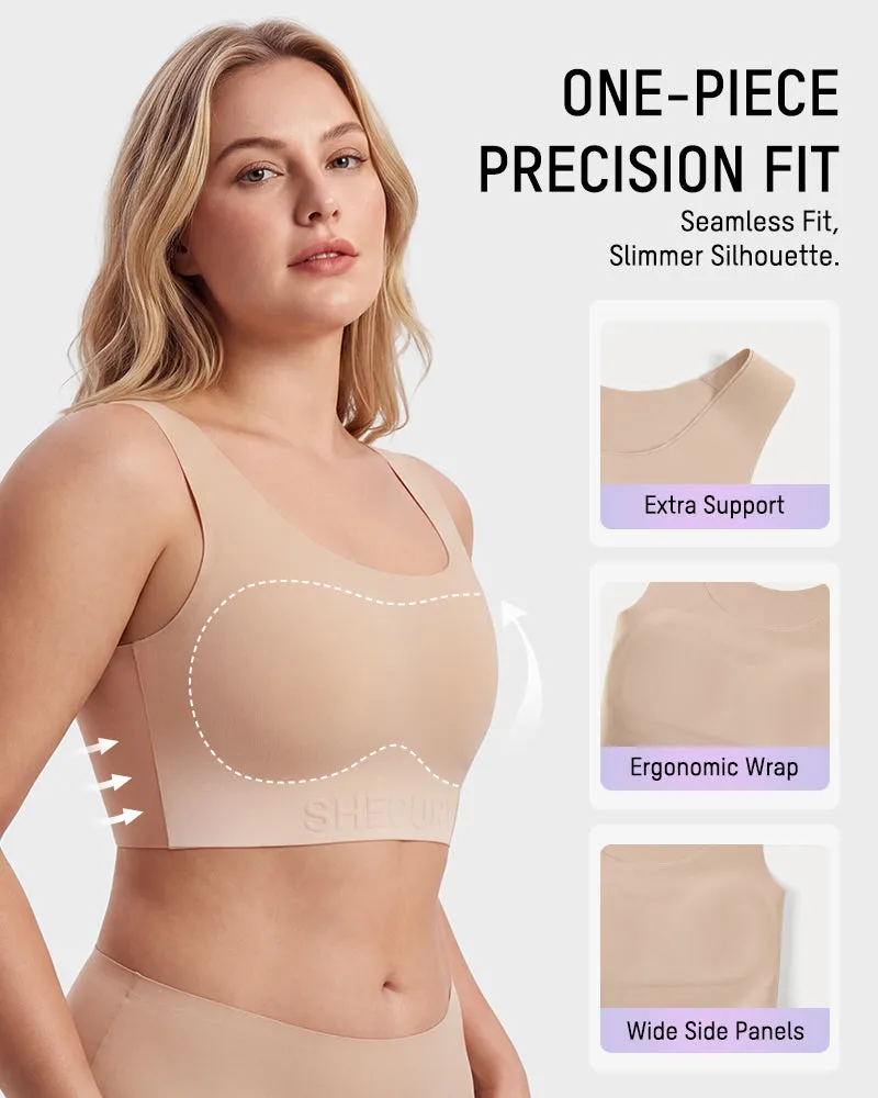 Paper-Thin Seamless Support Tank Bra sold by She Curve product image thumbnail 5