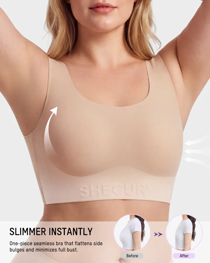 Paper-Thin Seamless Support Tank Bra sold by She Curve product image thumbnail 2