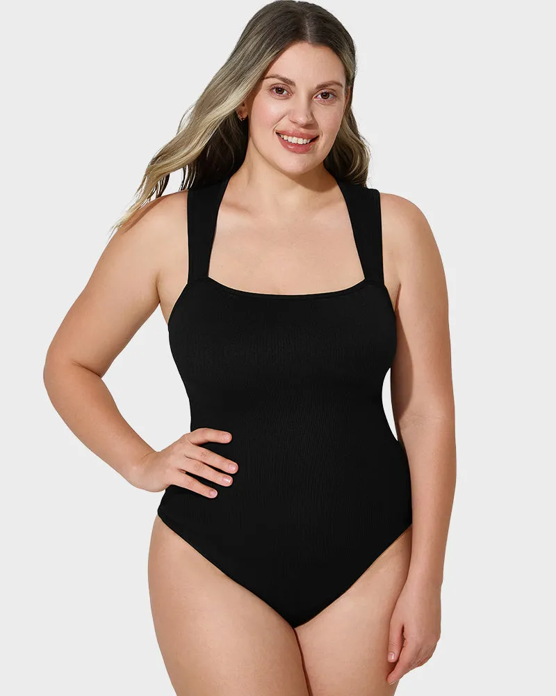 Sleeveless Tummy Control Tank Tops Bodysuits sold by She Curve product image thumbnail 5