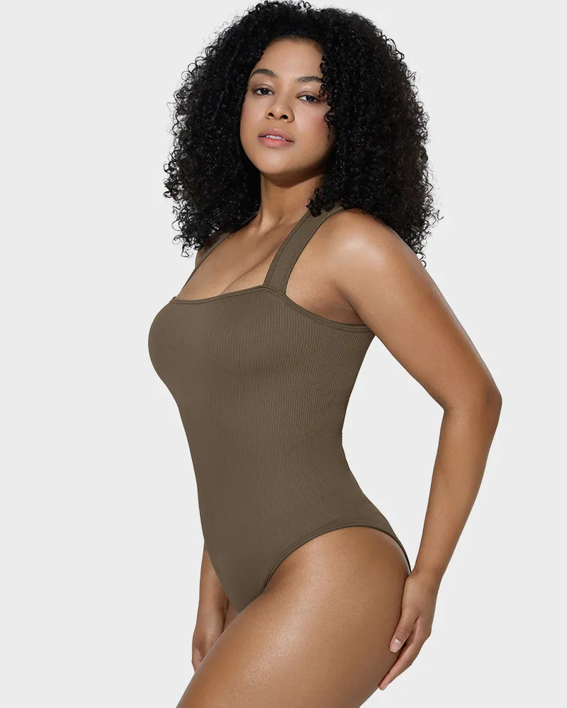 Sleeveless Tummy Control Tank Tops Bodysuits sold by She Curve product image thumbnail 2
