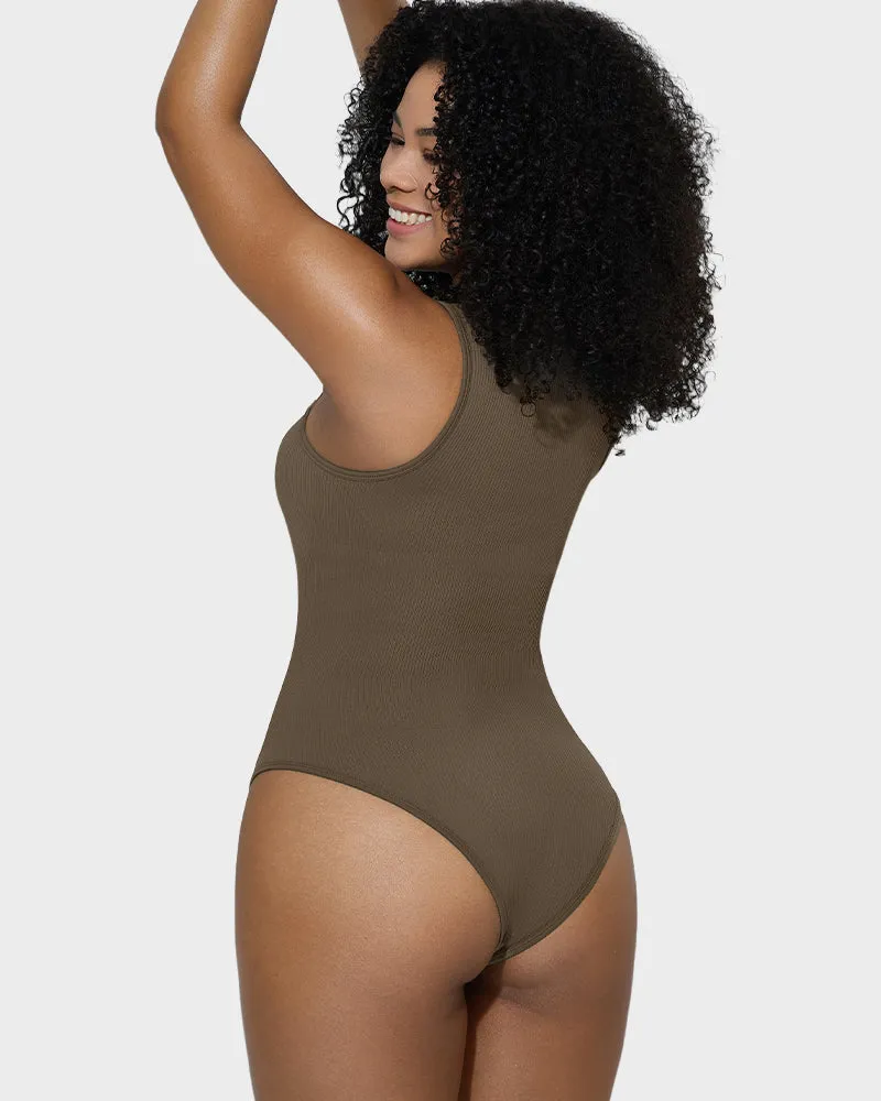 Sleeveless Tummy Control Tank Tops Bodysuits sold by She Curve product image thumbnail 3