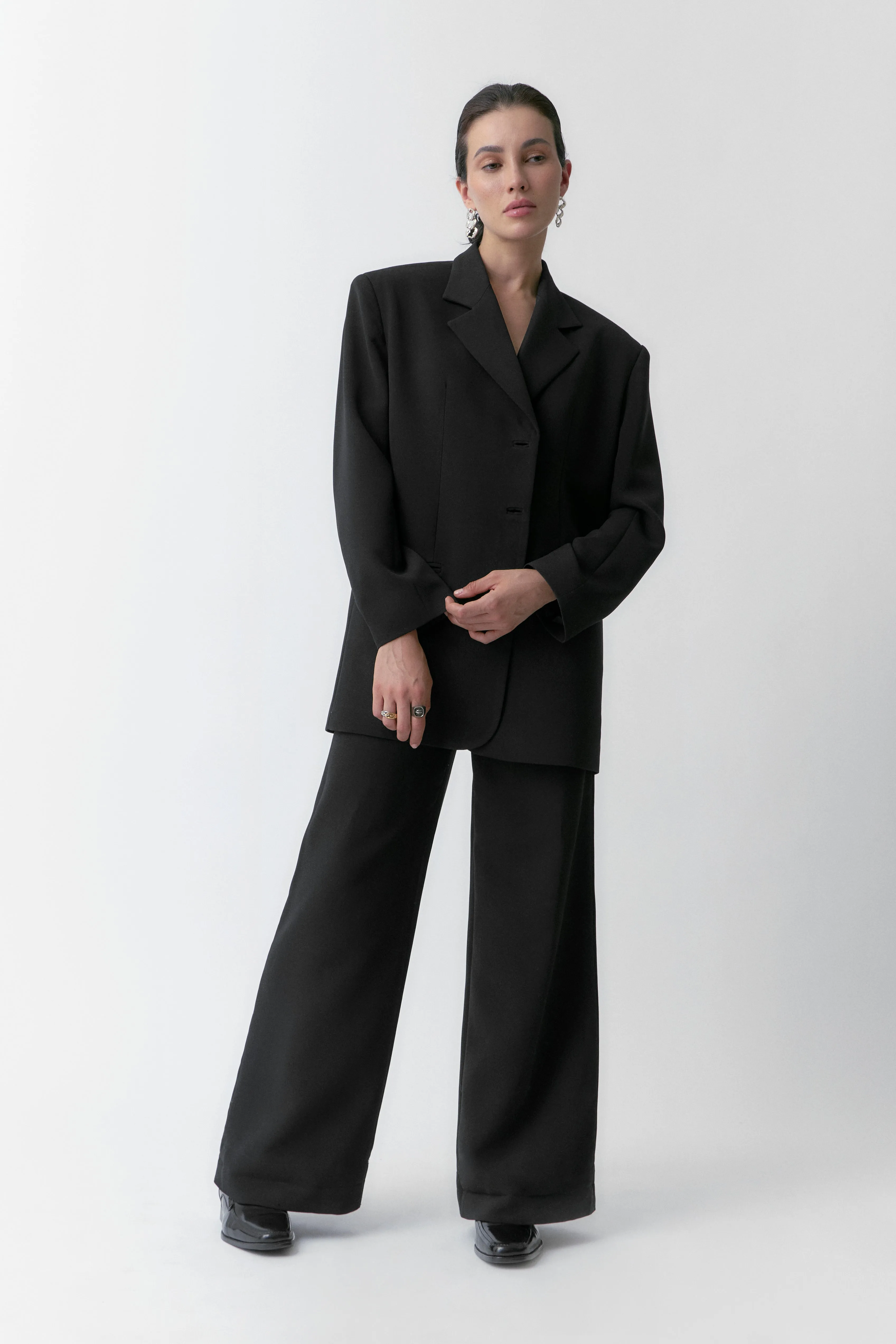 Bowler Black Blazer sold by Alejandra de Coss product image thumbnail 3